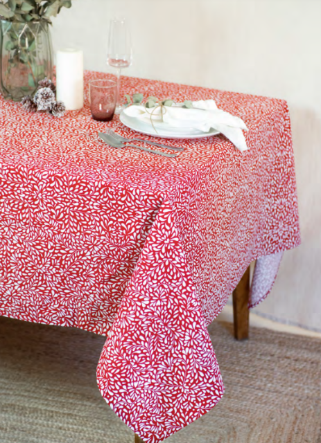 French tablecloth coated or cotton, all over Ondine 3 colors - Click Image to Close